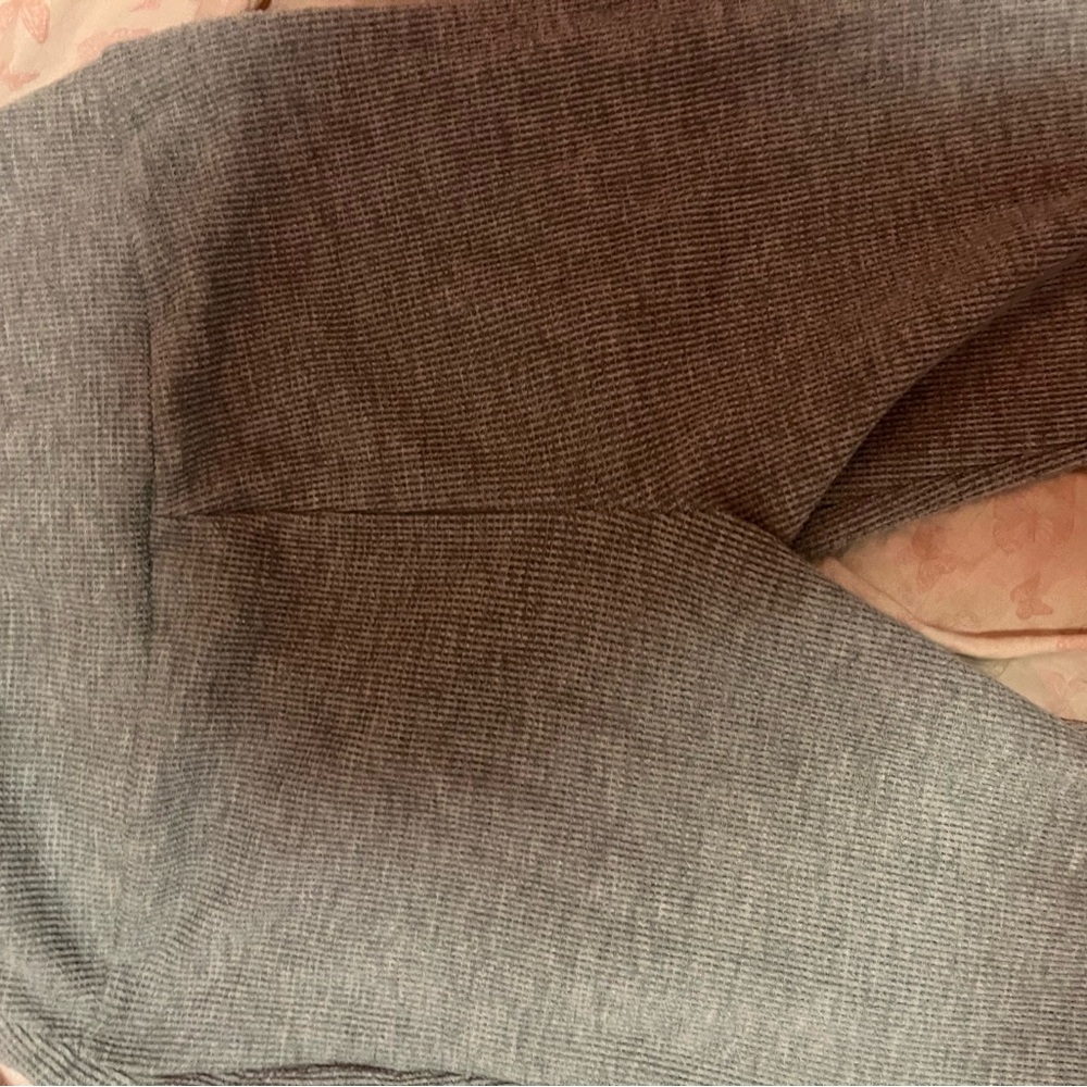 Cozy Gray Flare Pants